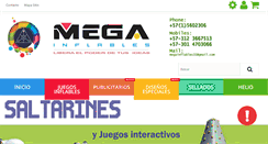 Desktop Screenshot of megainflables.com